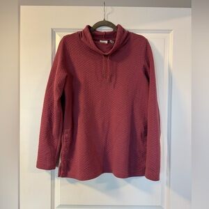 L.L. Bean Women's Cowl Neck Sweater - Burgundy
